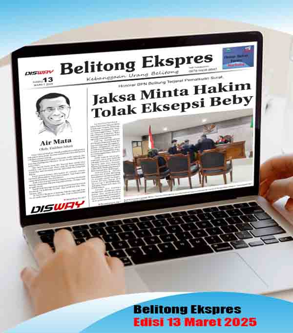 Belitong Ekspres 13 Maret 2025