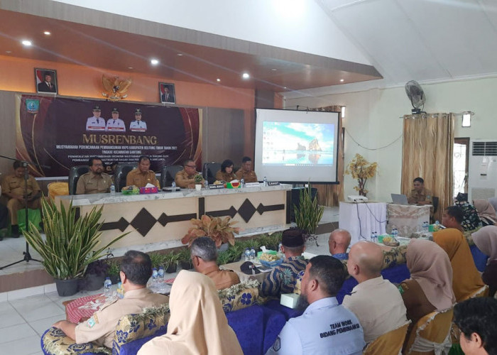 Musrenbang Kecamatan Gantung, Wabup Beltim Tekankan Skala Prioritas Pembangunan 2027