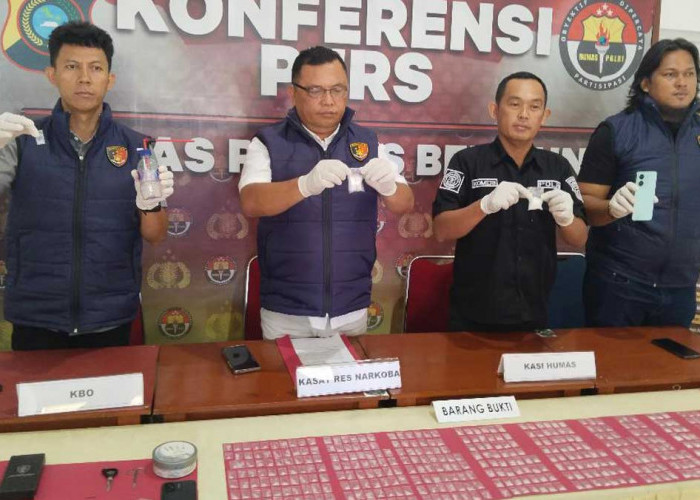 Sabu dari Bangka Masuk Belitung, Polisi Tangkap 2 Tersangka Jaringan Narkotika
