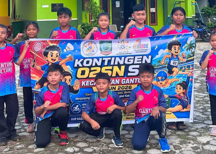 Gantung Dominasi O2SN SD 2026, 5 Atlet Lolos Wakili Beltim ke Tingkat Provinsi Babel