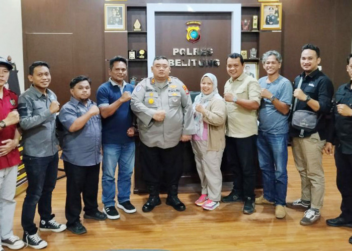 Cegah Korban Buaya Terulang, Polres Belitung Pasang Spanduk Peringatan di Titik Rawan
