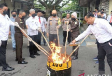 Polda Babel Musnahkan Seberat 4,1 Kg Narkotika, Langkah Tegas Berantas Narkoba