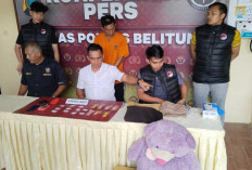 Polisi Ringkus Kurir Narkoba di Belitung, Sabu dari Bandar di Pulau Bangka