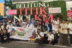 BAZNAS Belitung Bagikan 1.000 Takjil Gratis di Bundaran Satam