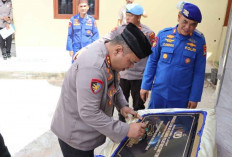 Kapolres Beltim Resmikan Musholla Al-Azim Sat Polairud di Desa Baru