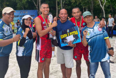 Tim Voli Pantai Putra Belitung Berhasil Naik Podium di Kejurprov Babel 2025