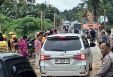 Pembangunan Jembatan Permanen Aik Ruak Beltim Tunggu 2026, Ramp Door Solusi Sementara