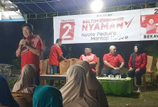 Pilkada Beltim 2024, Pasangan Kamarudin Muten-Khairil Anwar Kampanye Perdana di Kelapa Kampit