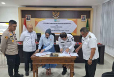 Kejari Beltim Teken MoU dengan Pemkab Guna Percepat Pembangunan dan Pelayanan Publik