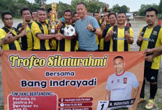 'Sambung Hati' Dengan Silaturahmi, Indrayadi Gelar Fourfeo Sepak Bola di Belitung