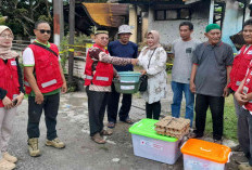 PMI Belitung Salurkan Bantuan Sosial Untuk Korban Kebakaran Di Pagar Alam