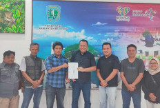 Panitia Musyawarah IX Pokja Wartawan Belitung Silaturahmi dengan Pj Bupati