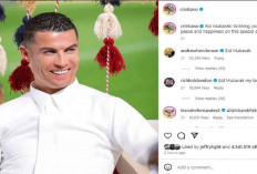 Megabintang Sepak Bola Cristiano Ronaldo Ucapkan Selamat Idul Fitri untuk Umat Islam di Akun Medsosnya