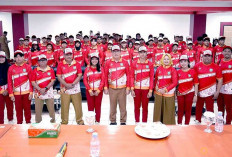 Bupati Beltim Lepas Kontingen POPDA 2026, Targetkan Pulang Bawa Gelar Juara