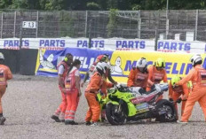 GP Jerman 2025: 8 Pembalap Crash di Sirkuit Sachsenring, Apa Penyebabnya?