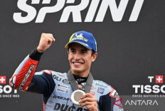 Meski Start Diposisi 9, Marquez Berhasil Rebut Podium ke-3 Sprint Race MotoGP Jepang