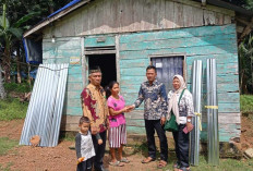 Baznas Belitung Salurkan Bantuan untuk Korban Angin Kencang di Sungai Padang