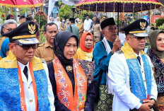  Pulang dari Retret, Bupati dan Wabup Belitung Disambut Prosesi Adat Melayu 