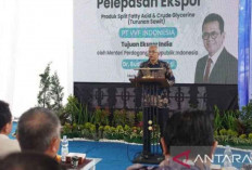 Mendag Budi Santoso Lepas Ekspor Produk Turunan Sawit Oleochemical ke India