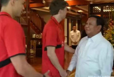 Presiden Prabowo Jamu Timnas Indonesia Usai Kemenangan atas Tiongkok di Kualifikasi Piala Dunia 2026