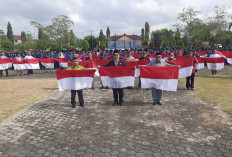 Sambut HUT ke-80 RI, Kesbangpol Beltim Ajak Warga Kibarkan Merah Putih Serentak 