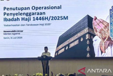 Menag Resmi Tutup Operasional Haji 2025, Jamaah Terakhir Tiba di Tanah Air