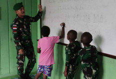 Ikhtiar TNI mencerdaskan anak-anak di Kota Seribu Papan