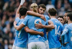 Manchester City Hancurkan Burnley 5-1, Haaland Cetak Brace