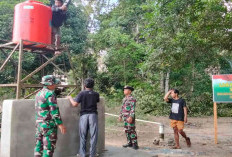 Satgas TMMD Kodim 0414 Belitung Lanjutkan Pembuatan Sumur Bor