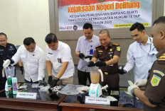 Kejari Belitung Musnahkan Sabu Rp300 Juta, Tuntaskan 41 Perkara Sepanjang 2025