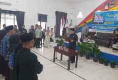 Bupati Beltim Soroti Disiplin Guru saat Lantik Pengawas Sekolah Baru