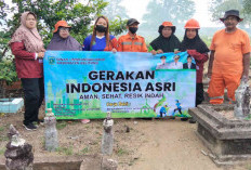 DLH Belitung Gelar Korve di Area Pemakaman, Dukung Gerakan Indonesia ASRI