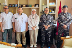 Perkuat Pertahanan Maritim, Danlanal Babel Koordinasi Aset Lahan dan Tata Ruang Belitung
