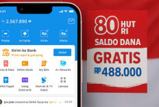 Cara Dapat Saldo DANA Gratis Spesial HUT ke-80 RI Hingga Rp488.000