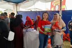 Kerja Nyata, Vina Adakan Bazar Murah Bantu Masyarakat Belitung