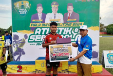 Vikry Kiper Sijuk 2 Pemain Terbaik Piala Bupati Belitung 2024