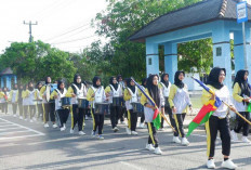 Rayakan Dies Natalis ke-21, SMAN 1 Membalong Gelar Jalan Sehat di Hari Pertama