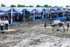 Prabowo Kagum dengan Teknologi Drone yang Memangkas Waktu Penanaman Padi, 25 Hektare Hanya Satu Hari