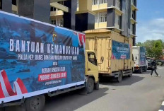 Peduli Korban Banjir, Polda Babel Kirim Bantuan 16,5 Ton Logistik ke Sumbar