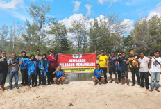 AMPB Gelar Aksi Bersih Pantai Alpaco Beltim, Peringati Hari Maritim Nasional 2025