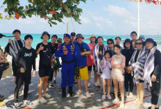 Wisata Pantai Tanjung Kelayang Masih Sepi, Polisi Pastikan Pengamanan Tetap Siaga