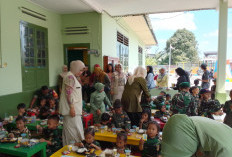 Kodim 0414 Belitung Adakan Dapur Masuk Sekolah di TK KARTIKA II-37