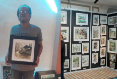 Dari Gitar ke Kuas, Juliansyah Hidupkan Kembali Jiwa Seni Lewat Pameran Lukisan Realis di Gantung