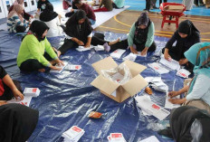 KPU Belitung Temukan 28 Lembar Surat Suara Rusak, Saat Hari Pertama Penyortiran