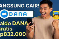 Link Saldo DANA Gratis Total Rp832.000 Langsung Cair, Cek Cara Klaim Malam Ini Lewat Aplikasi Wild Cash
