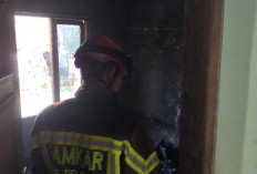 Kebakaran Rumah di Tanjungpandan Bikin Panik, Damkar Gerak Cepat Padamkan Api