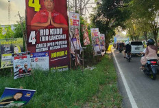 APK Masih Bertebaran di Masa Tenang Pemilu, KPU Belitung Minta Segera Diturunkan