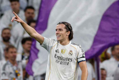 Alvaro Carreras Bahagia Cetak Gol Debut Saat Real Madrid Hancurkan Valencia 4-0