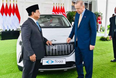 Prabowo Terima Hadiah Mobil Listrik Buatan Turki Togg T10X dari Erdogan