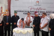 Djoni Alamsyah - Syamsir Resmi Daftar ke KPU Belitung, Siap Membangun dan Memajukan Daerah